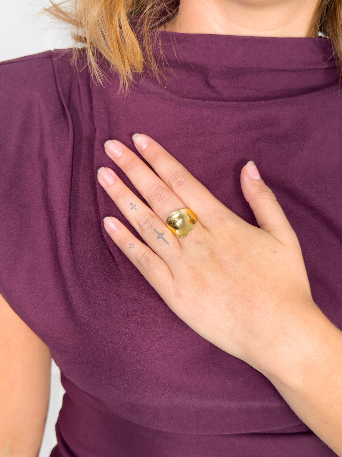 Anillo Fino Dorado | Sintra