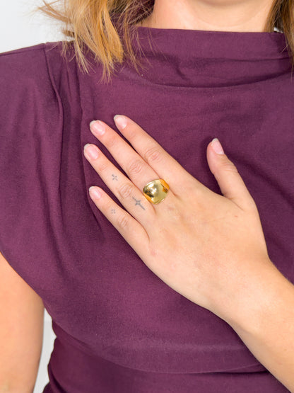 Anillo Fino Dorado | Sintra