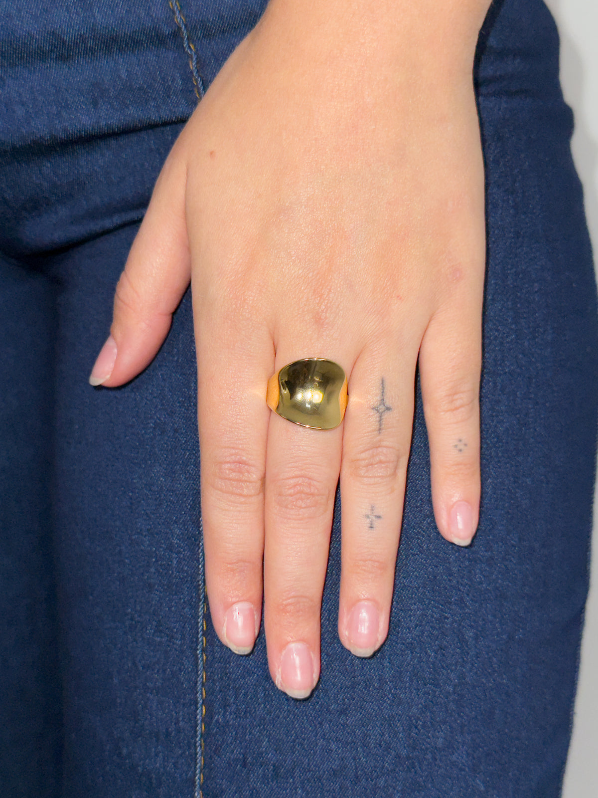 Anillo Fino Dorado | Sintra