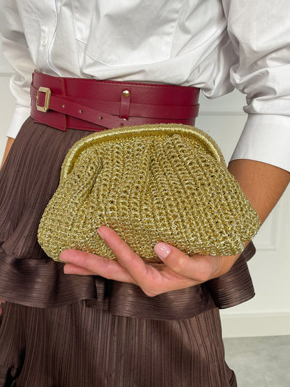 Bolso de Mano Trenzado con Boquilla | Deauville