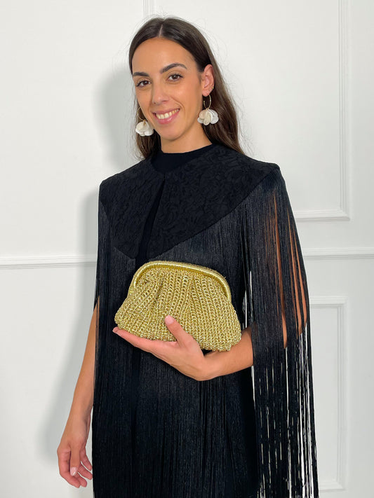Bolso de Mano Trenzado con Boquilla | Deauville