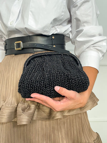 Bolso de Mano Trenzado con Boquilla | Deauville