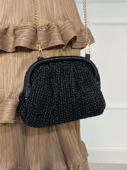 Bolso de Mano Trenzado con Boquilla | Deauville