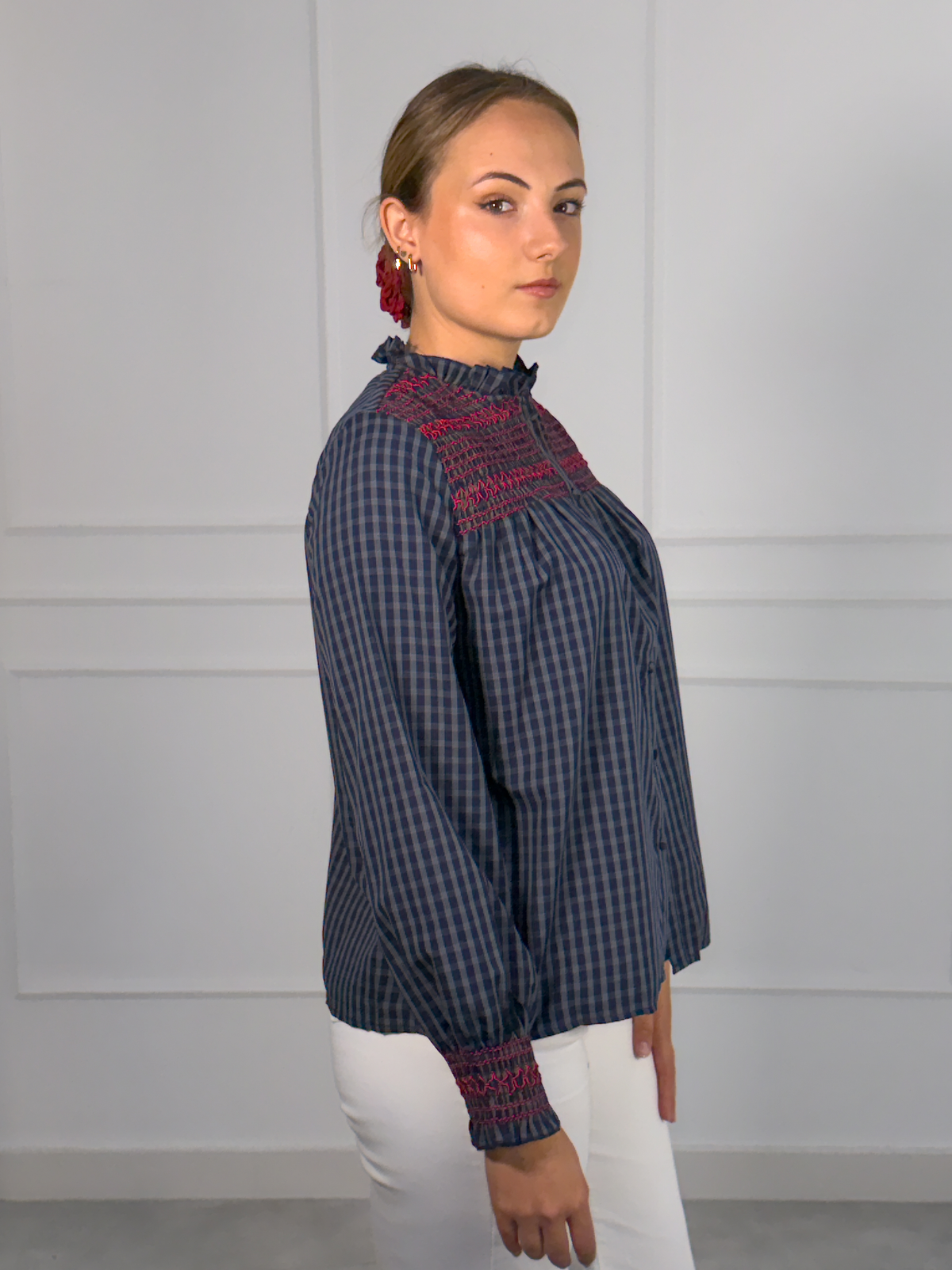 Camisa Milán en azul marino