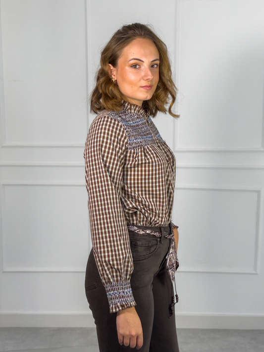 Camisa Milán en marrón