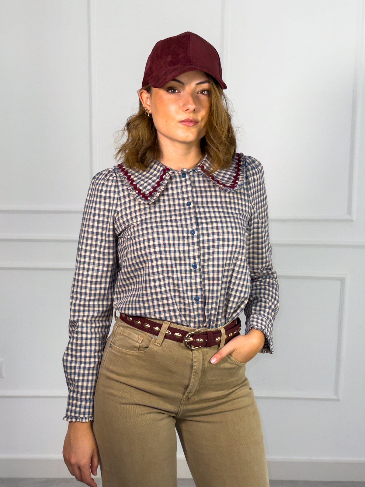 Camisa Génova en azul