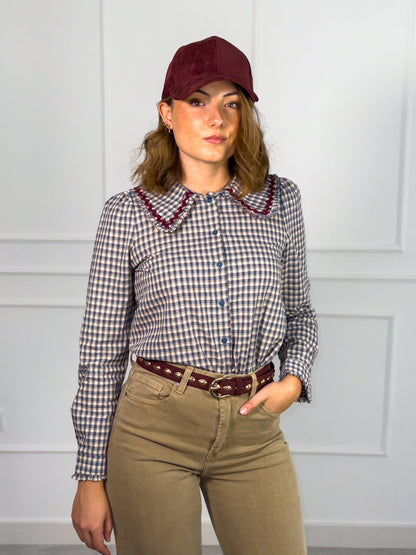 Camisa Génova en azul