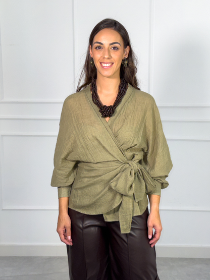 Camisa | Lino - Verde