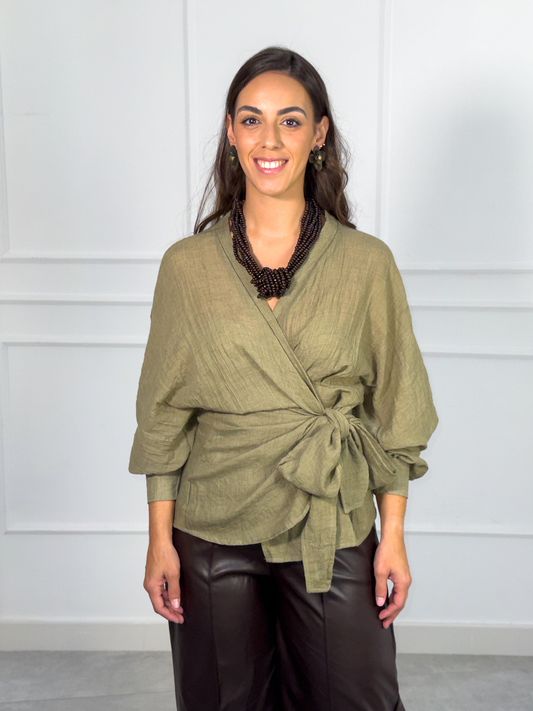 Camisa | Lino - Verde