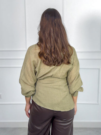 Camisa | Lino - Verde