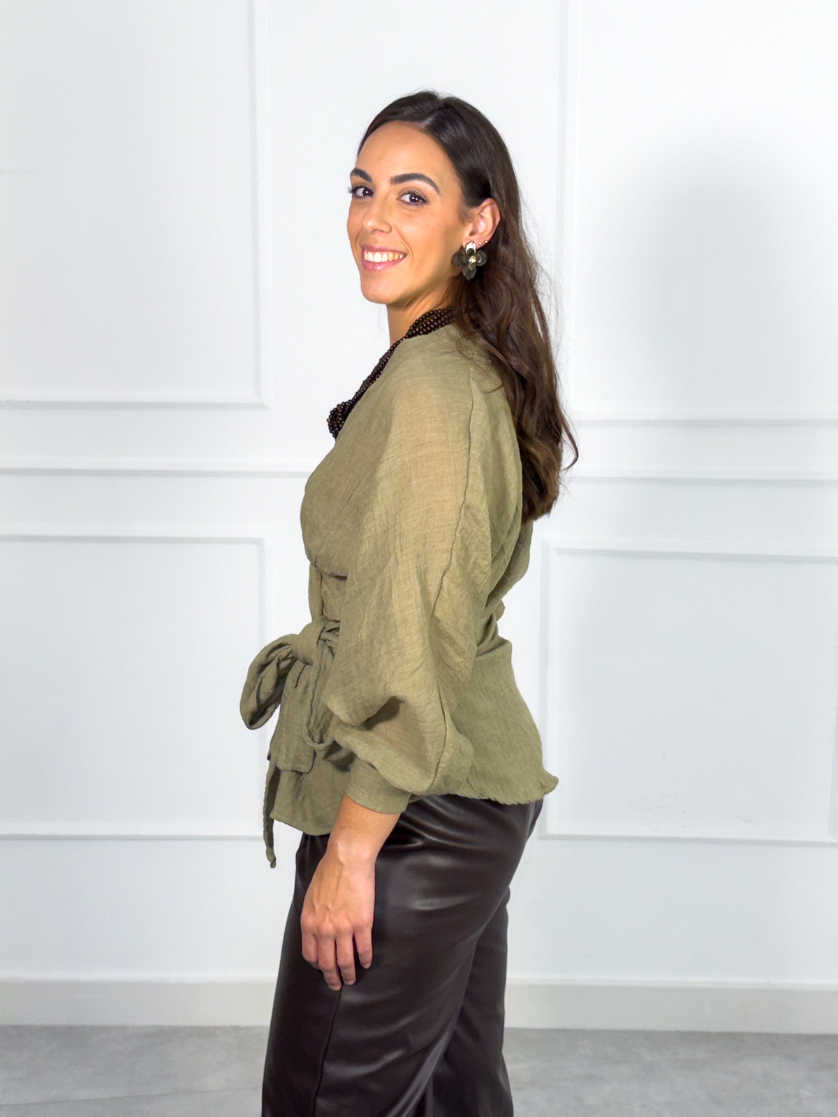 Camisa | Lino - Verde