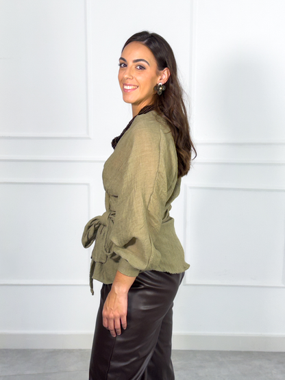 Camisa | Lino - Verde