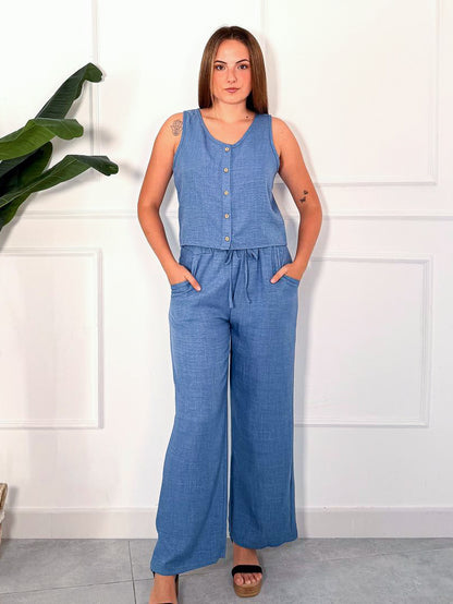Conjunto Top y Pantalón Fluido | Lyon