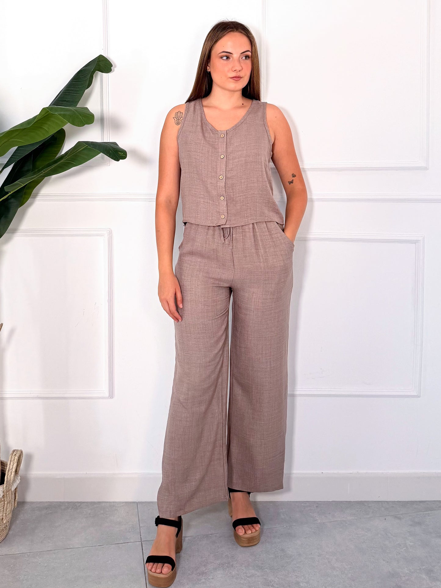 Conjunto Top y Pantalón Fluido | Lyon