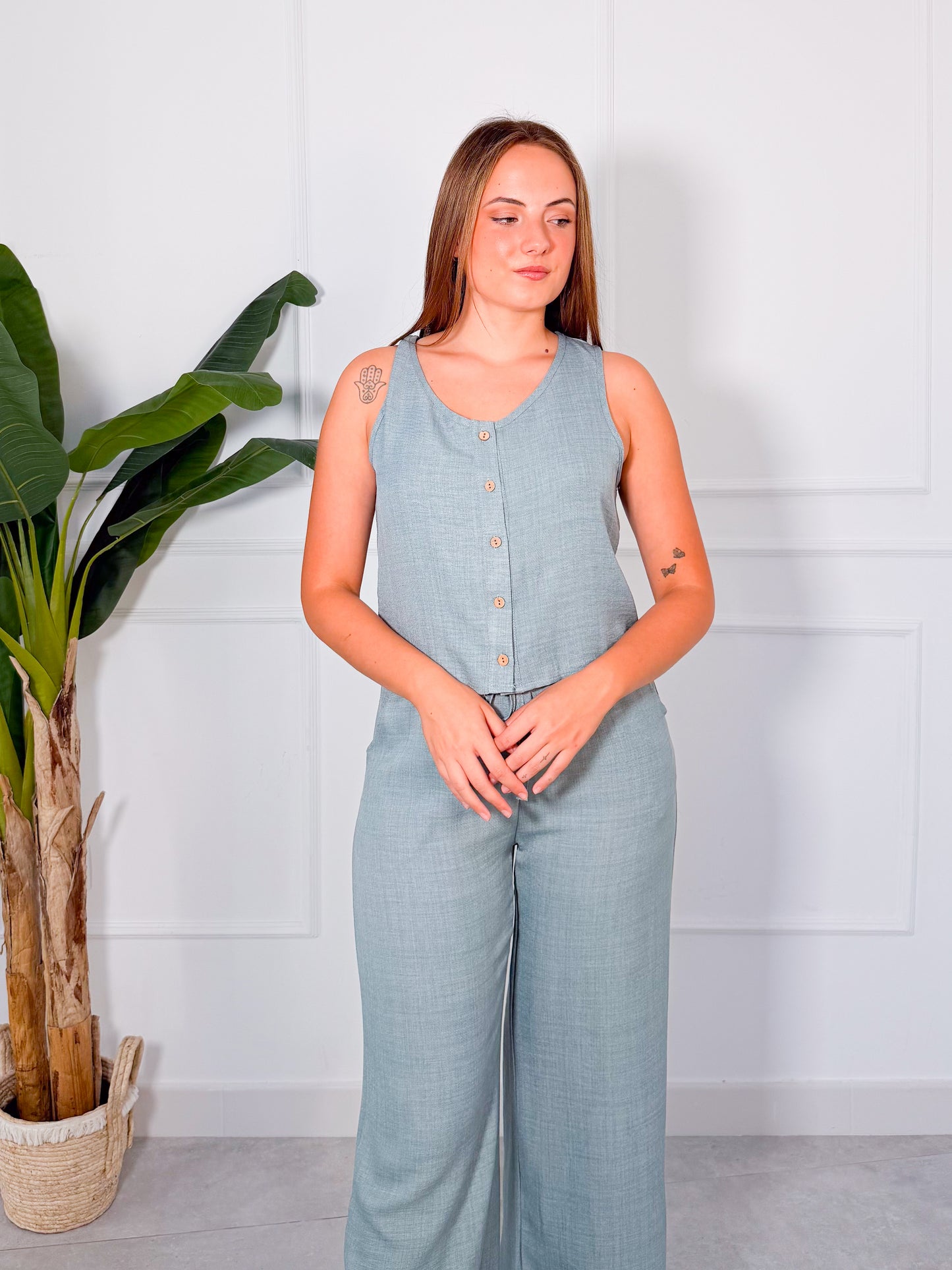 Conjunto Top y Pantalón Fluido | Lyon