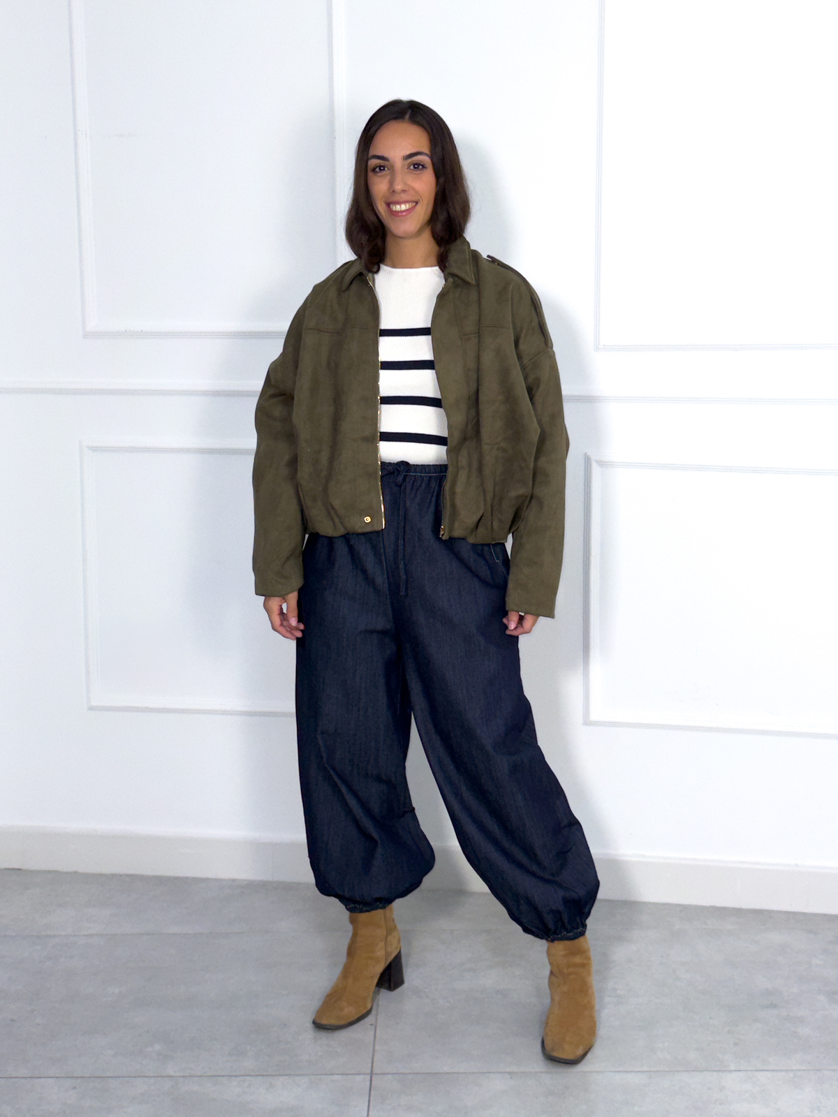 Chaqueta Bomber con Cremallera | Bilbao
