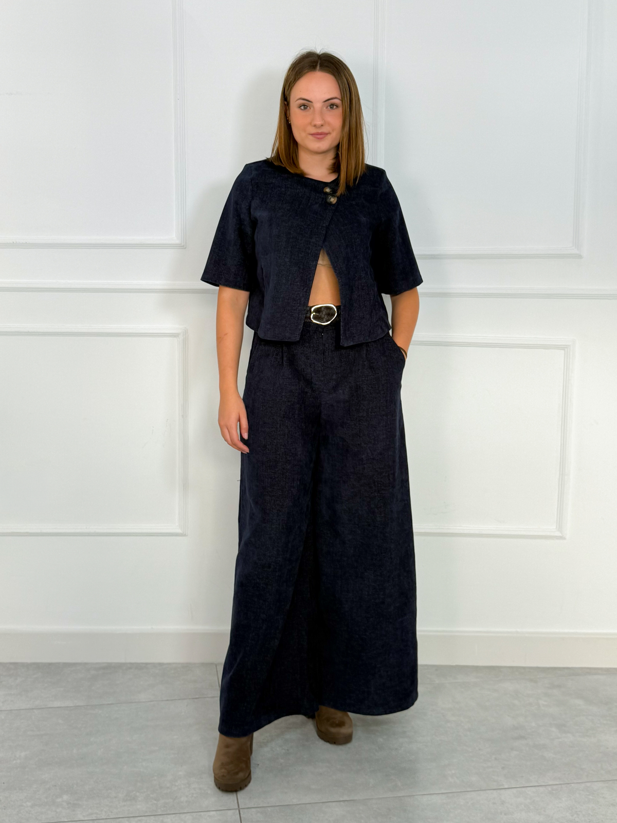 Chaqueta Cropped de Manga Corta | Zagreb