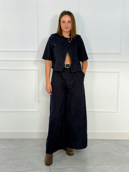 Chaqueta Cropped de Manga Corta | Zagreb