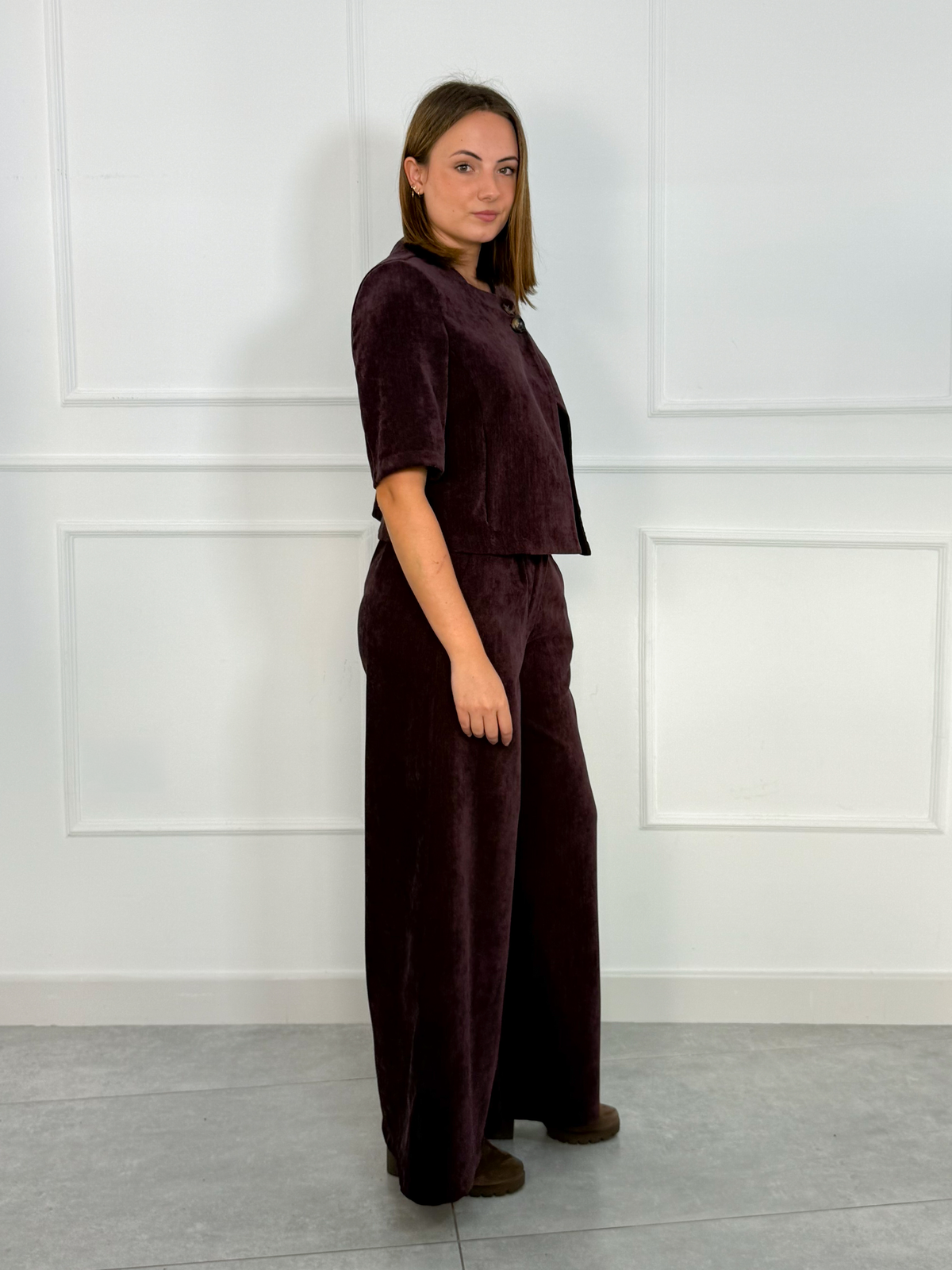 Chaqueta Cropped de Manga Corta | Zagreb