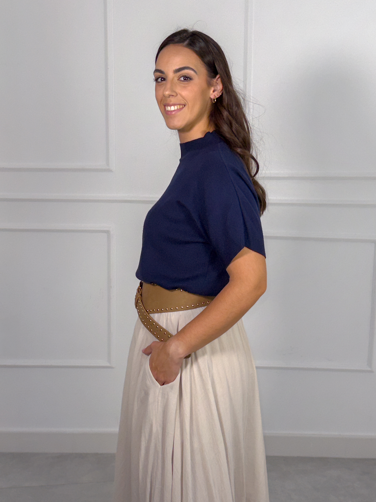 Jersey Liso de Corte Recto | Sofía