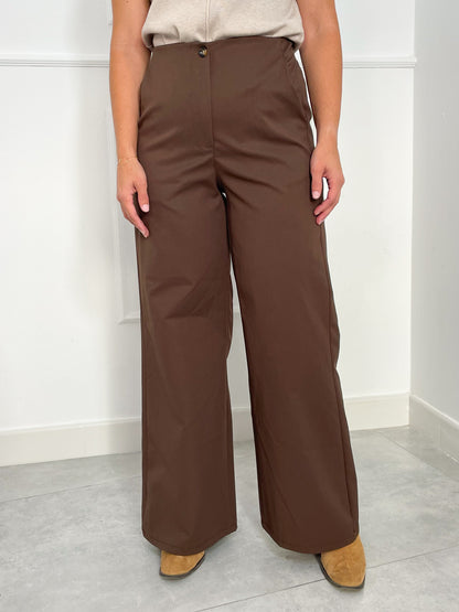 Pantalón Ancho de Tiro Alto | Reims