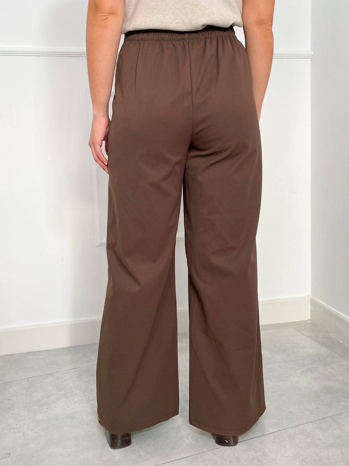 Pantalón Ancho de Tiro Alto | Reims
